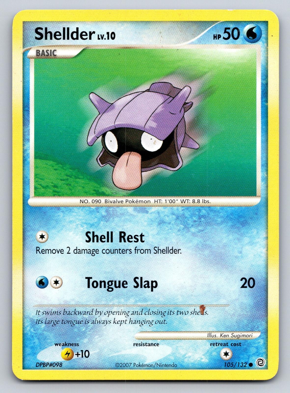 Shellder 105/132 Common Secret Wonders Pokemon Lightly Played