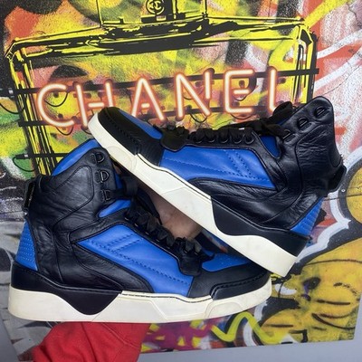 Givenchy Tyson High Blue and Black Designer Men s Sneaker Size 45/12us