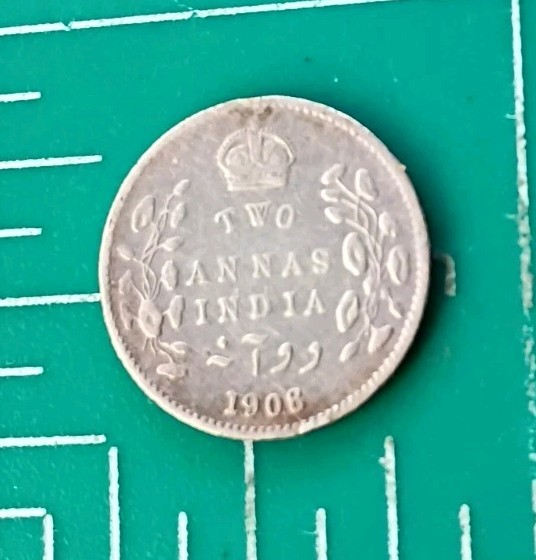 BRITISH INDIA    .2  ANNAS  1908            EDWARD VII
