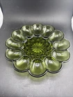 New ListingVintage MCM 1972 Anchor Hocking Fairfield Avocado Green Deviled Egg Plate