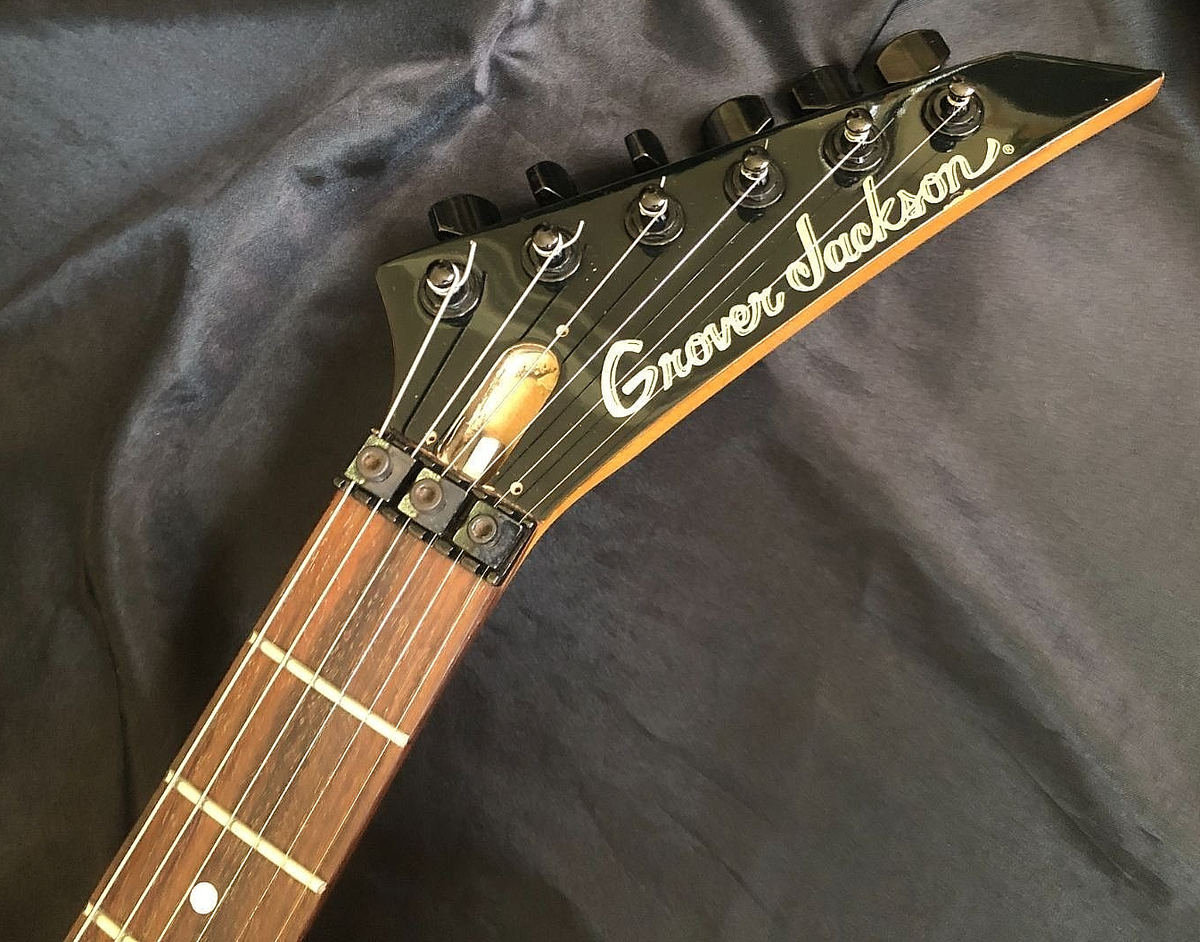 Grover Jackson RRA-52 Randy Rhoads V Black Floyd Rose Vintage