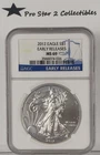2012 Silver Eagle S$1 Early Release MS 69 NGC