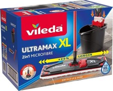 Vileda Ultramax XL Ultramat XL 2in1 Bodenwischer Komplett Set 42cm Wischer Eimer