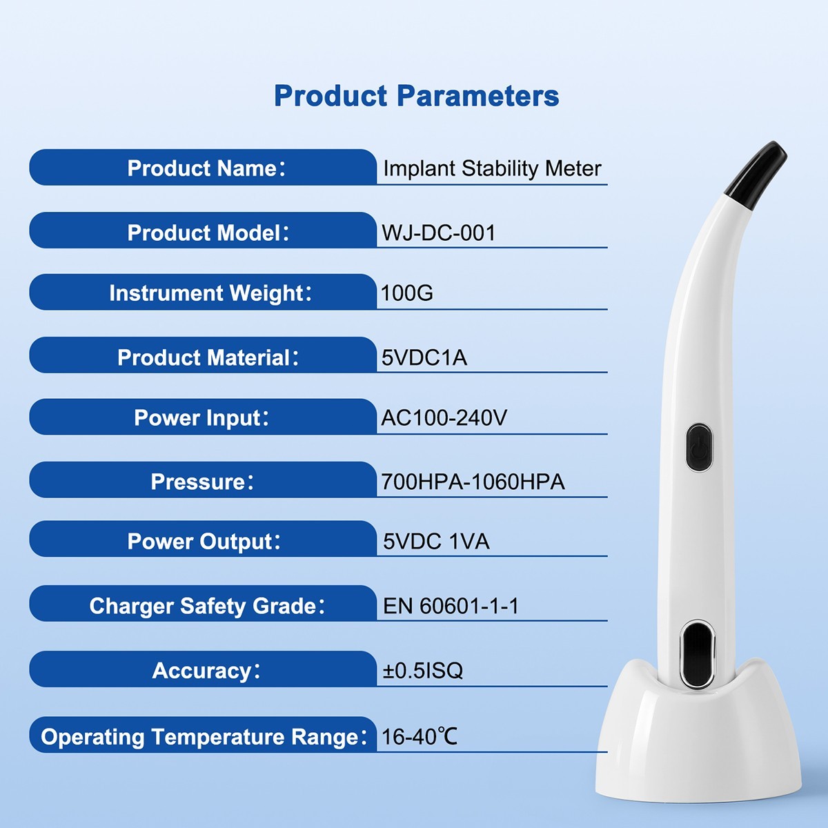 USA Dental Osstell Beacon ISQ Implant Stability Meter Monitor Osseointegration