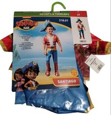 Rubies Santiago of the Seas 3 Piece Toddler Size 2T Halloween Costume