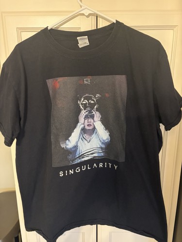 SINGULARITY Black T-SHIRT Gildan