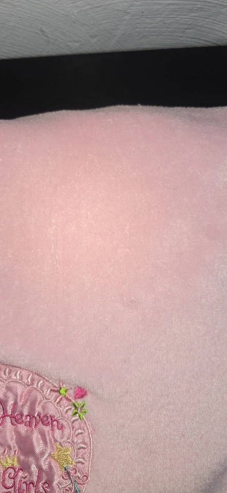 Manta polar Lovey Baby Starters rosa gracias al cielo para niñas pequeñas Foto 2 de 3