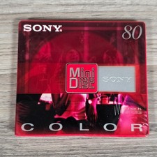 Sony Color Mix Recordable Mini Disc | 80 Minutes | Red | Brand New
