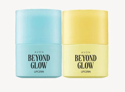 Avon Beyond Glow Lipcerin  Intensive Nourishing or Plump and Cool Lip Care .5 oz