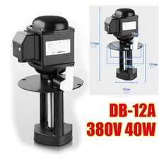 DB-12A Cooling Water Pump Machine Coolant Pump Tool 40W 2860r/min 380V 50Hz New