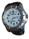 VTG~ RUNS~ Timex Expedition Indiglo Quartz• Brown Leather Strap• Great Cond.