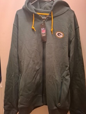 NFL Team Apparel Green Bay Packers Hoodie-Jacke mit Reißverschluss grün/gelb