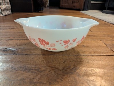 Vintage Pyrex 443 Rührschüssel Rosa Stachelbeere 2 1/2 Quart Aschenputtel