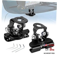 LED Light Bar Mounting Brackets, Universal Iron No-Drill Adjustable Ditch 2