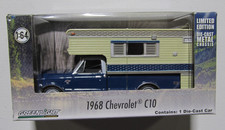 GREENLIGHT 1968 CHEVROLET C10 PICKUP WITH SLIDE-IN CAMPER HOBBY EXCLUSIVE *NEW*