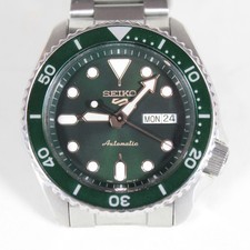 Seiko 5 Sports Automatic Green Dial 4R36-07G0 Stainless Steel Diver Style Watch