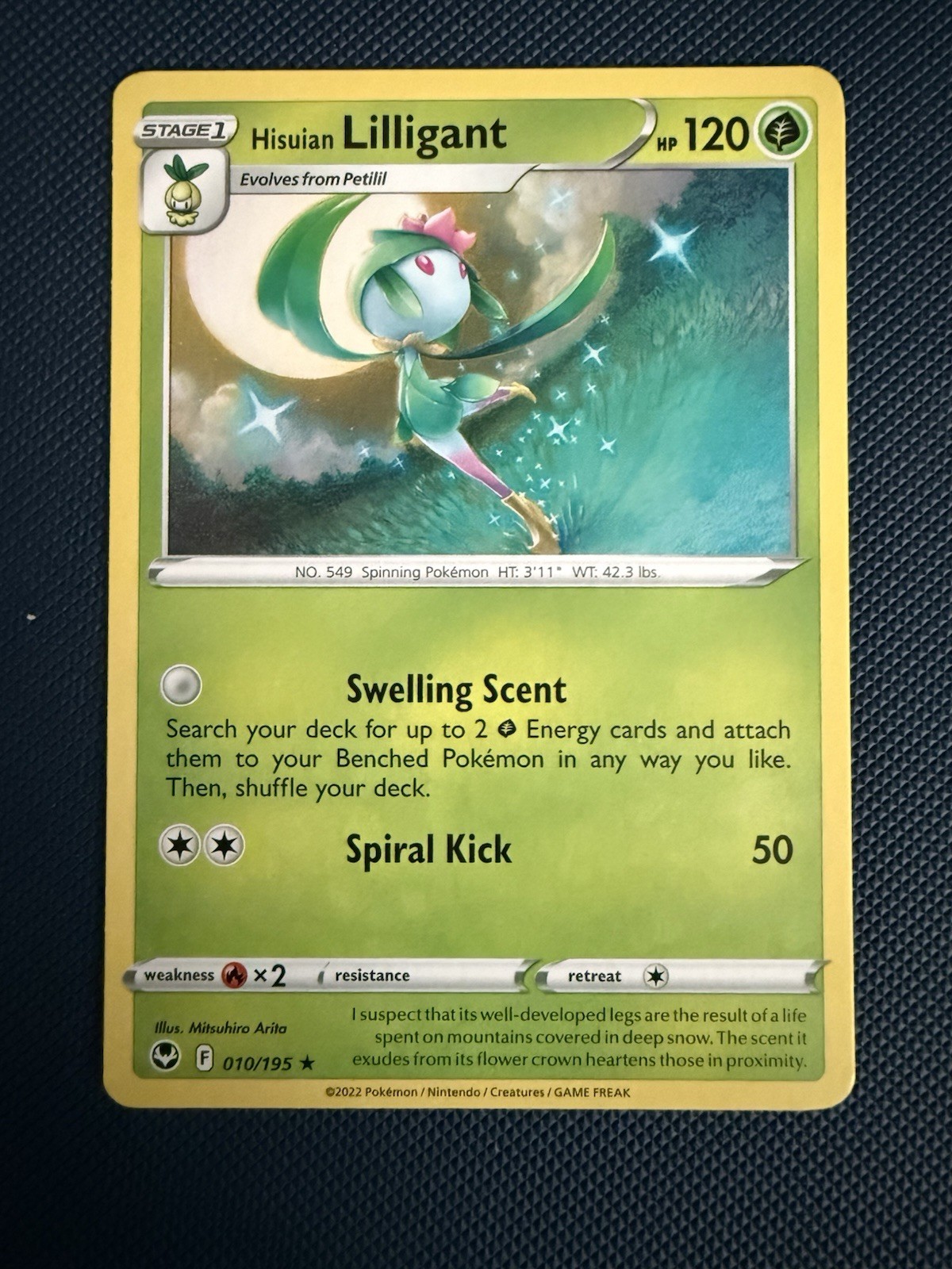 Pokémon TCG Hisuian Lilligant #10 Silver Tempest