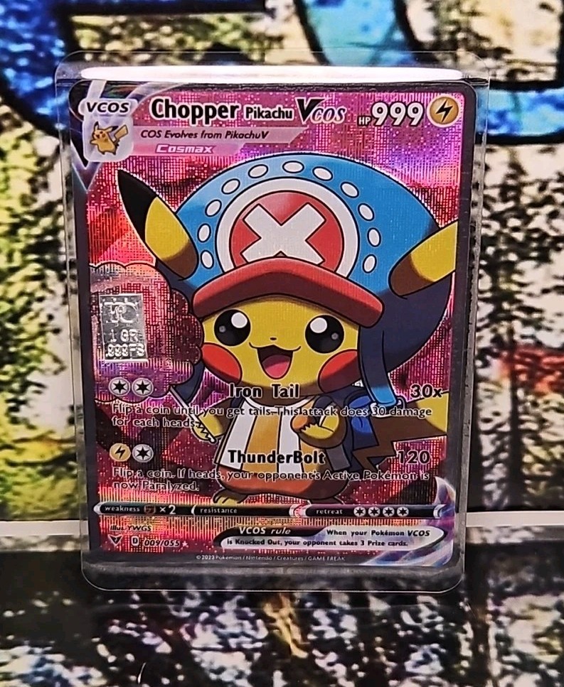 Pikachu Chopper Pokemon Card Holo GX VSTAR VMAX GX EX