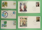 DR WHO 1982 FRENCH POLYNESIA 5 FDC COMBO R52295