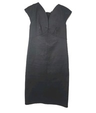 Fendi Vintage Black Coctail Dress Size 40 US Size 6/8 - 80's Style