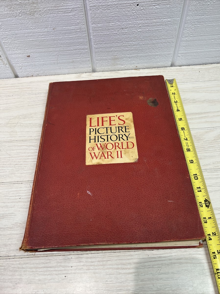洋書 LIFE'S PICTURE HISTORY OF WORLD WAR II LIFE'S Picture History of World War II, 1950 Large Hardcover