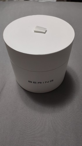 Bering Classic Polished Rose Gold/Red Stainless Steel Watch 10126-363 New In Box - Picture 14 of 16