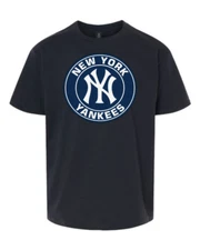 NY Yankees Graphic Logo T-Shirt, New York Baseball Unisex Short Sleeve,