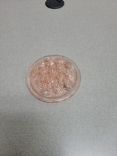 Pink Depression Glass Flower Frog 4.5 Inches