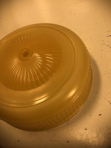 Antique large round frosted glass art deco light fixture chandelier Farmhouse 10 - Picture 10 of 10