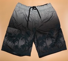 Mossimo Supply Co. Men  s Size M Swim Trunk Board Shorts Surf Pants Palm Trees