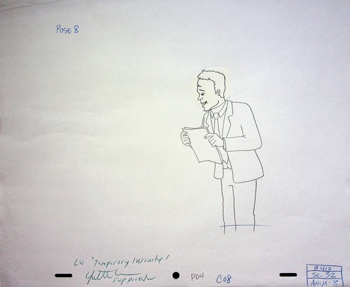 Beavis and Butt-Head 1993 SIGNED Yvette Kaplan Production Hand Drawn Art #YK - Picture 2 of 2