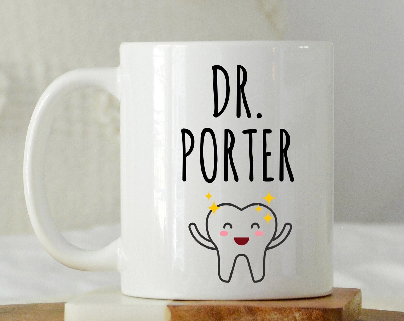 Custom Dentist Mug Personalized Dentist Gift Custom Name Dentist Mug New Dental