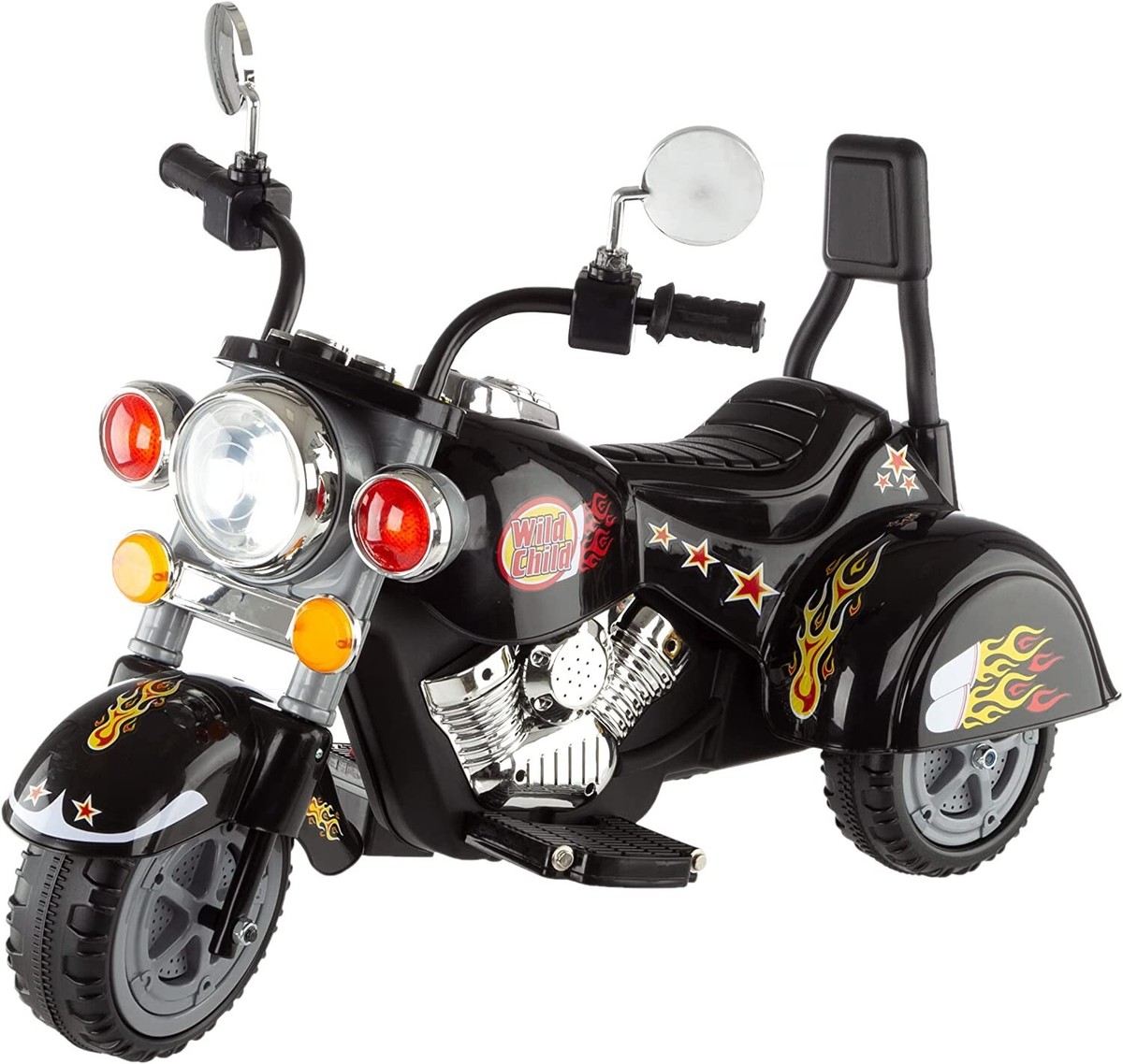 Lil' Rider 80-YJ119B Kids Motorcycle Ride On Toy – 3-Wheel Chopper