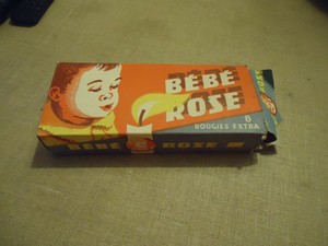 Bougie Bebe Rose Boite D Origine Avec 8 Bougies Ebay
