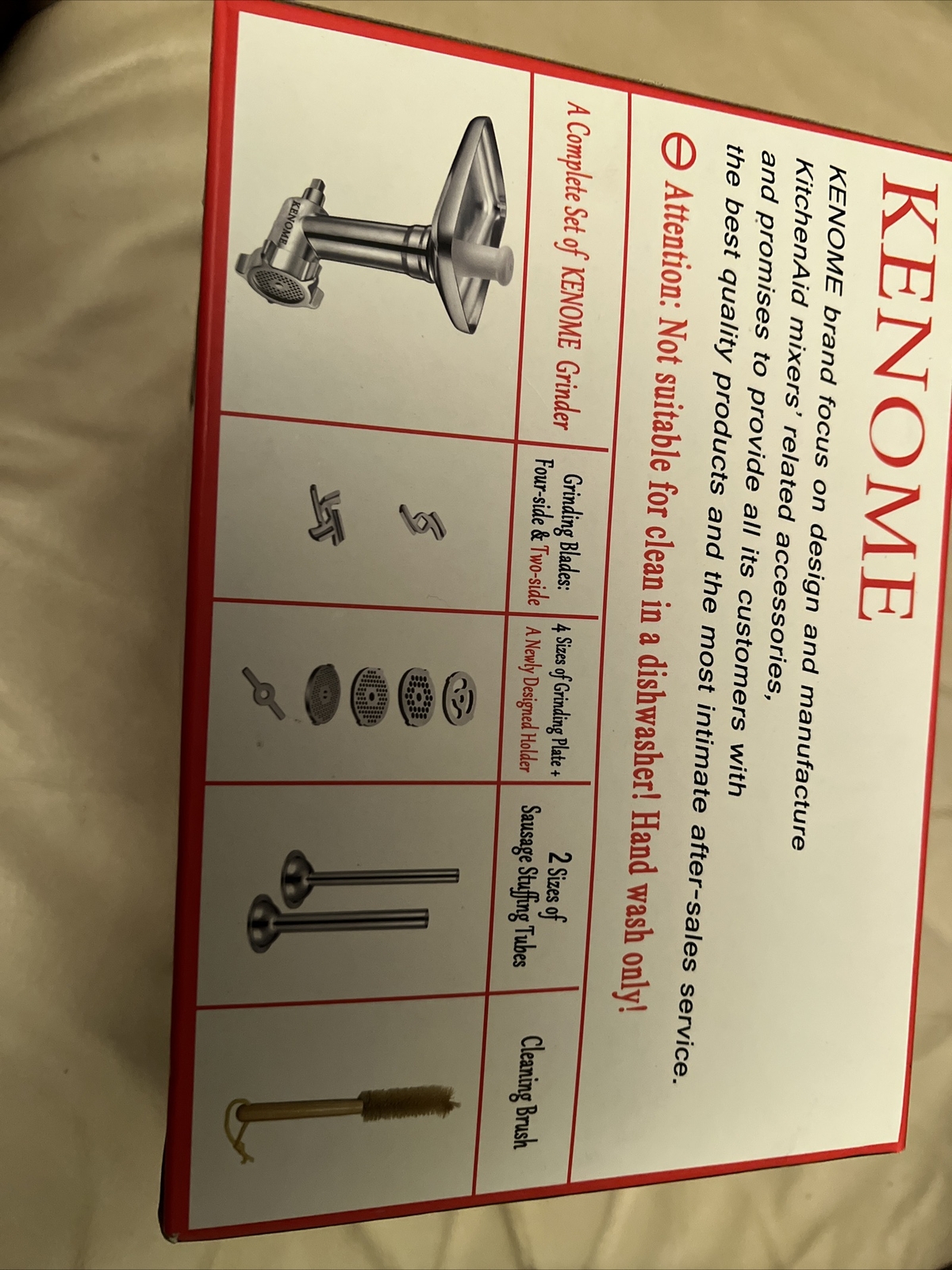 kenome meat grinder attachment review