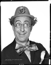 Ed Wynn Classic MGM Goofy Fire Chief Portrait Original 8x10 Negative & Photo