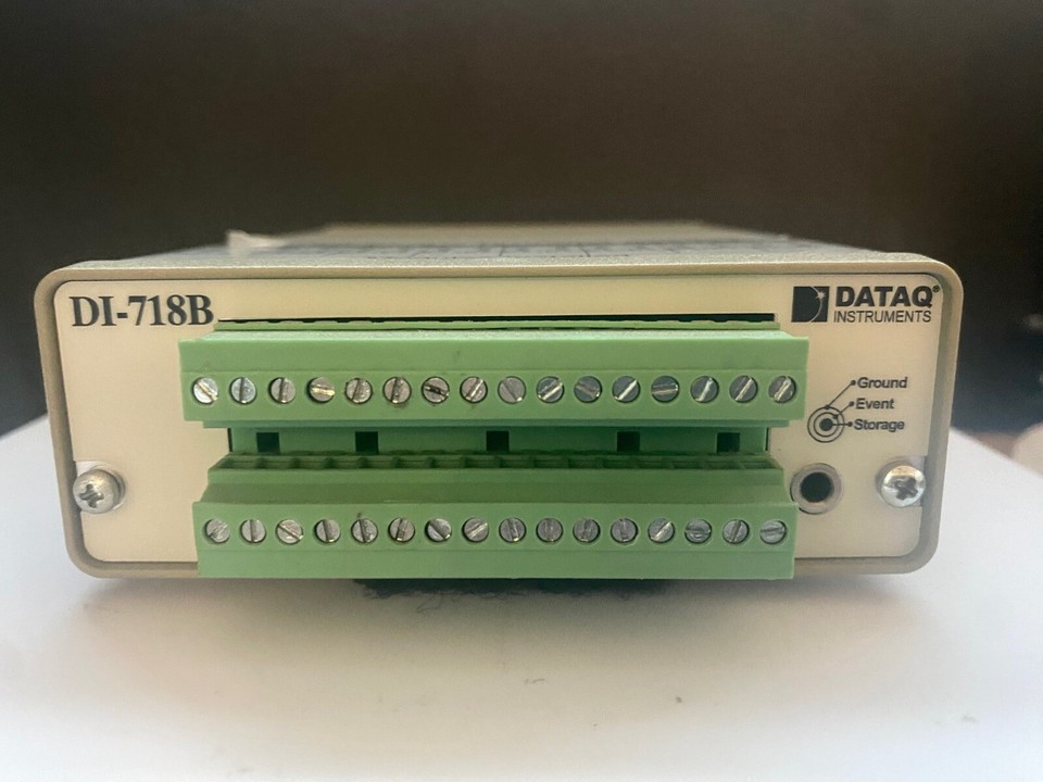 DataQ DI-718B-ES Ethernet Data Logger 8-Ch w/ 4x Dataforth 8B Modules ...
