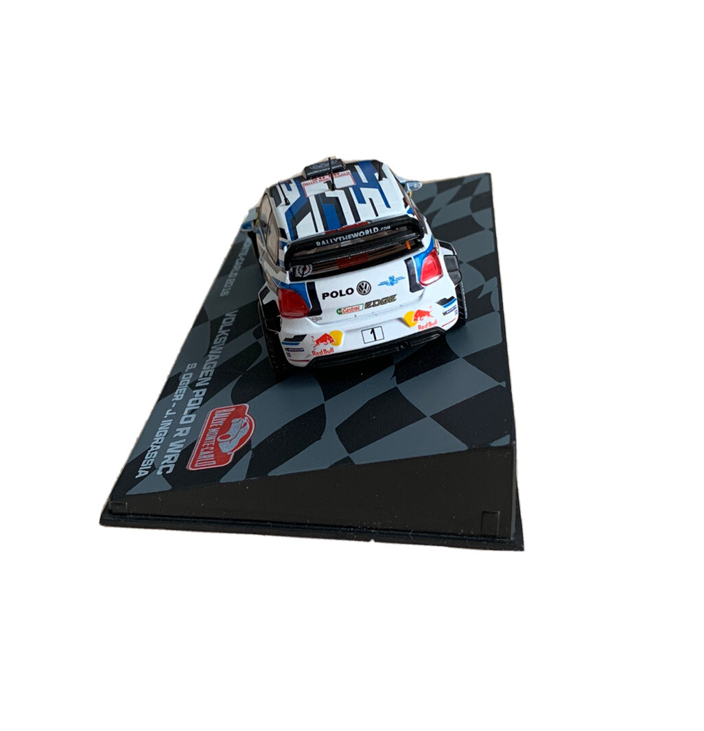 ミニカー ixo WRC 2016 VW POLO R WRC S.Ogier 1/43 Ixo 1:43 Volkswagen VW Polo R WRC #1 Winner Rally Monte