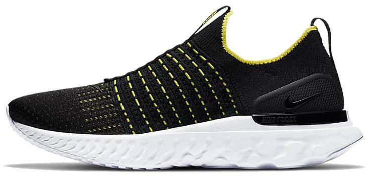 Nike React Phantom Run Flyknit 2 Black White for Sale