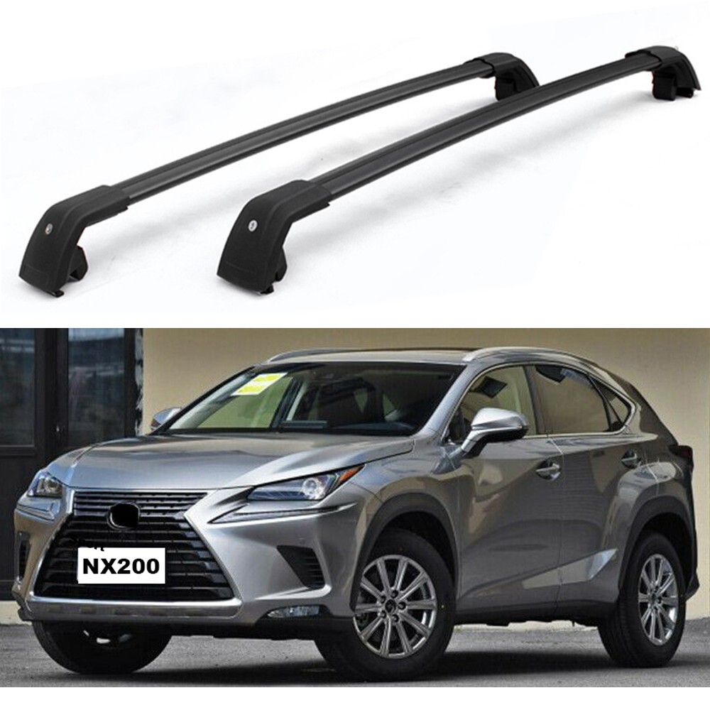 Fits for Lexus NX NX200 NX300h 20152021 Lockable Roof Crossbars Cross