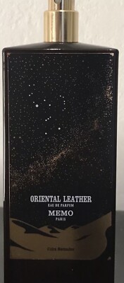 Eau De Parfum 75ml MÉMO Paris Oriental Leather Neu Ohne Kappe identisch Foto