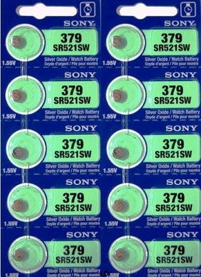 Batteria Per Orologi Piccoli Batterie Sony SR521SW (379) - 2 Pezzi Nuovi E Sigillati, Perfette Per Orologi, Calcolatrici E Dispositivi Piccoli! Batterie 379 - Foto 10