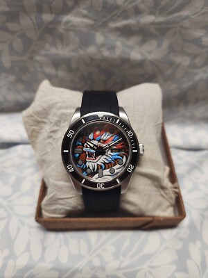 Nh35 Watch Mod - Custom Dragon Steve Muller Dial Day & Date 39mm