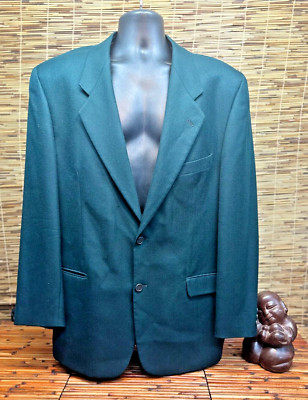 Loro Piana Saks Fifth Men's Solid Green 100% Cashmere Sport Coat Blazer 42L