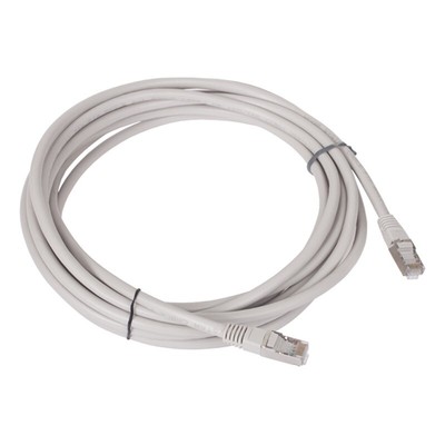 5 m CAT6 grau Fallkabel/Patchkabel RJ45 NEU EINZELHANDEL VERPACKT