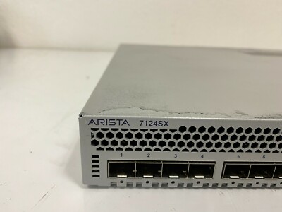 Arista DCS-7124SX-F 24-Port 10Gb SFP+ L2/L3 Switch F-R Airflow 2x