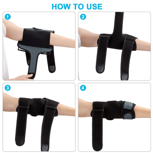 CFR Elbow Brace Support Arthritis Tendonitis Tennis Golfer Arm Splint Joint Pain - Picture 8 of 16