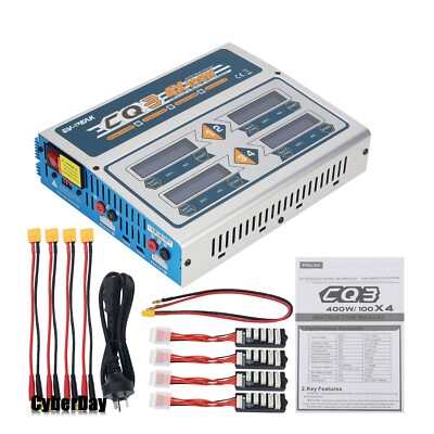 EV-PEAK CQ3 100W 10A 1-6S Battery Balance Charger for LiFe