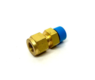 Swagelok B-600-1-OR Brass Compression Fitting O-Ring Seal 3/8'' OD 9/16-18 Thread