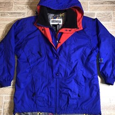 EdelWeiss Large Womens Blue Winter Coat Ski Vintage